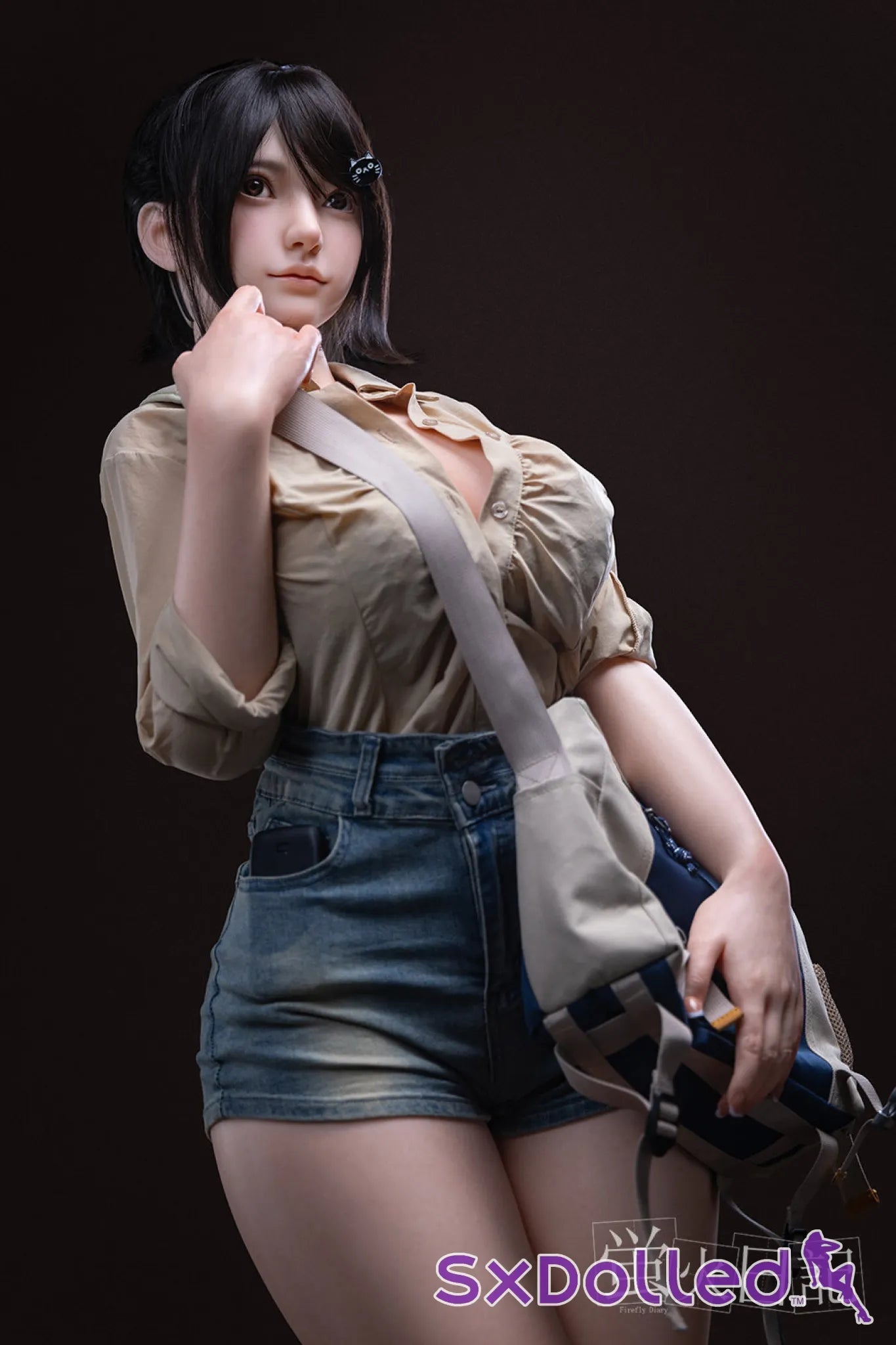 Lian C (I-Cup) (164cm) | Japanese Tourist Sex Doll | Firefly Diary - I-Cup / 164cm / Black - Sex Doll