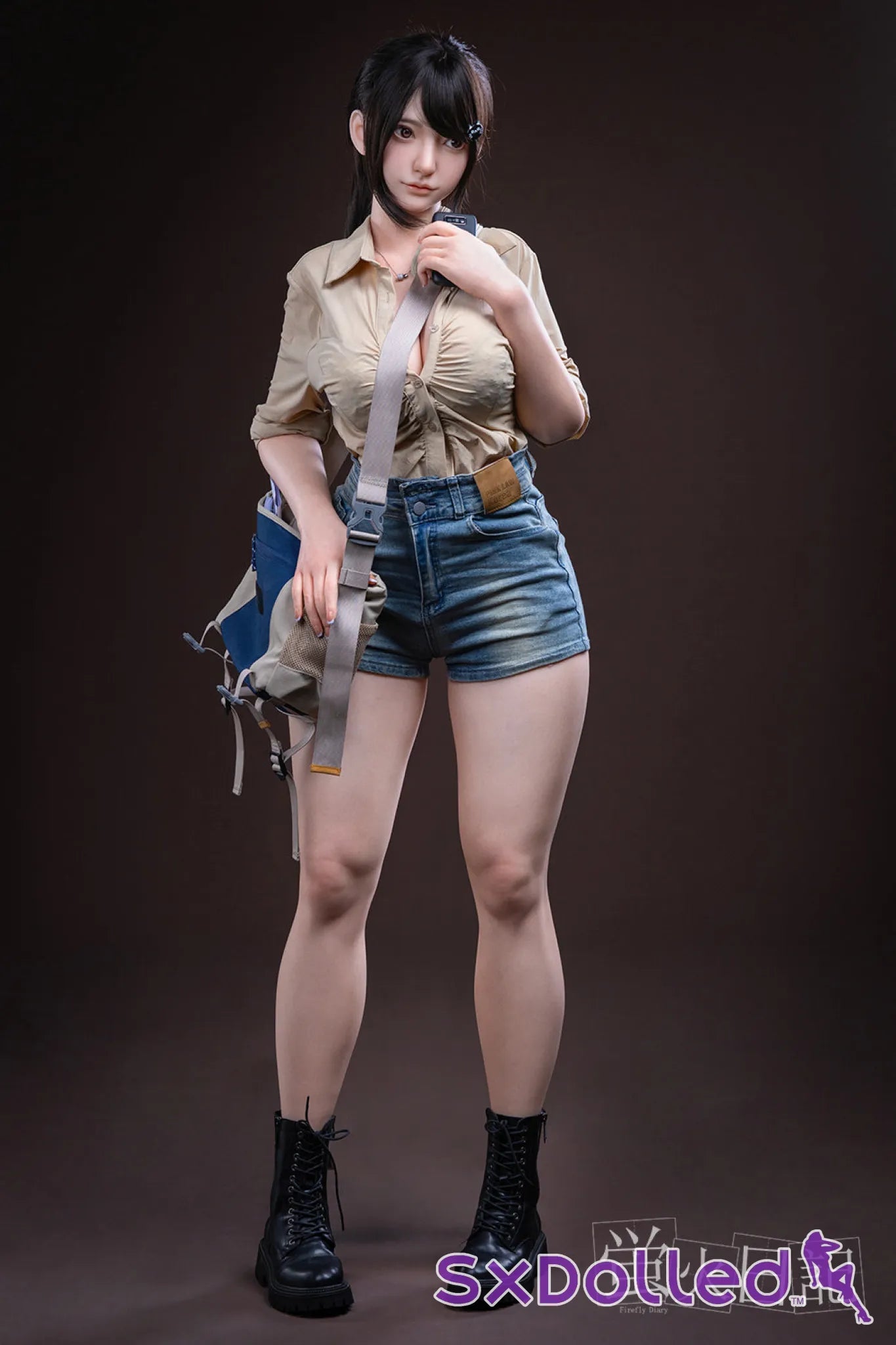Lian C (I-Cup) (164cm) | Japanese Tourist Sex Doll | Firefly Diary - I-Cup / 164cm / Black - Sex Doll