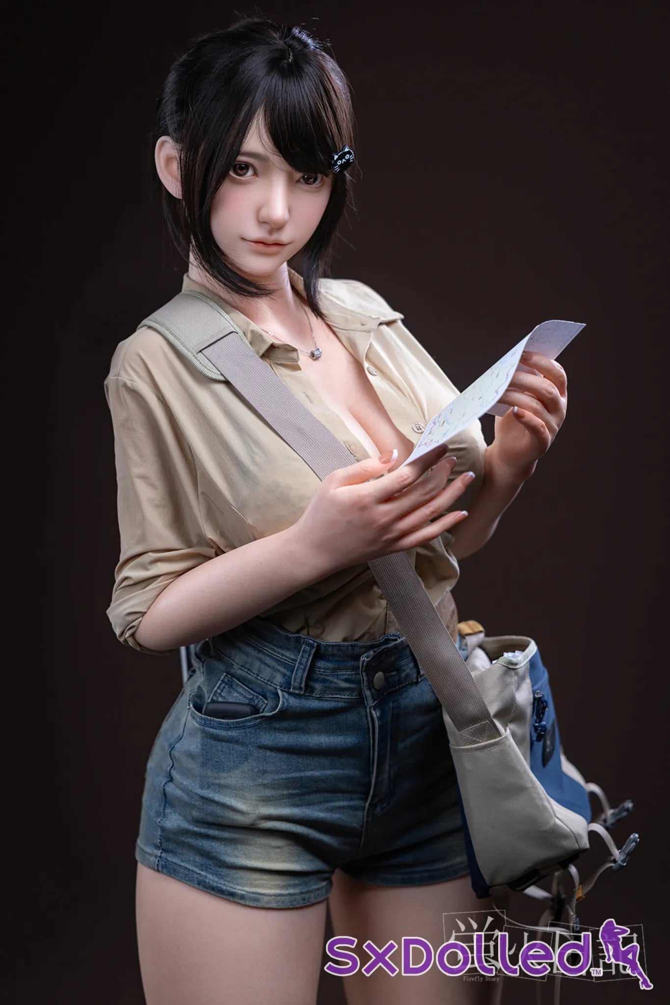 Lian C (I-Cup) (164cm) | Japanese Tourist Sex Doll | Firefly Diary - I-Cup / 164cm / Black - Sex Doll