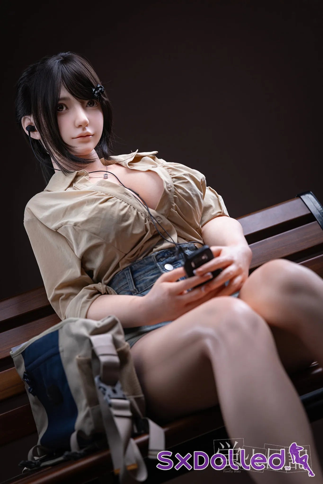 Lian C (I-Cup) (164cm) | Japanese Tourist Sex Doll | Firefly Diary - I-Cup / 164cm / Black - Sex Doll