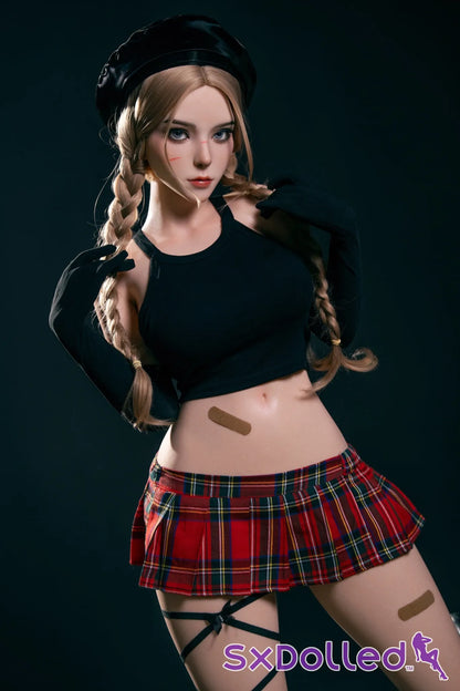 Lilia (D-Cup) (164cm) | Blonde Braided Pigtails Sex Doll | Rosretty D-Cup / 164cm / Blonde Sex Doll