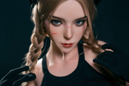 Lilia (D-Cup) (164cm) | Blonde Braided Pigtails Sex Doll | Rosretty D-Cup / 164cm / Blonde Sex Doll
