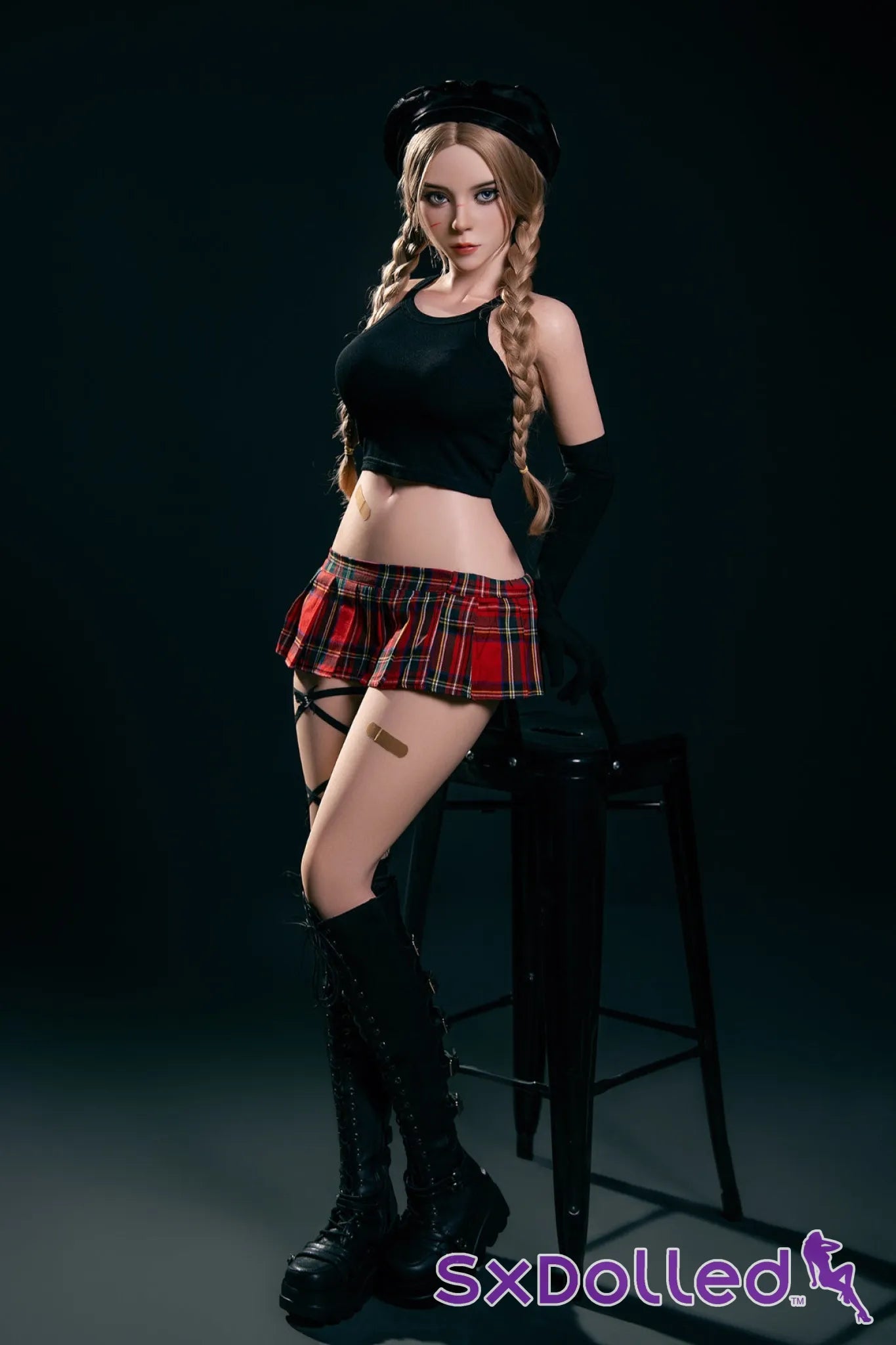 Lilia (D-Cup) (164cm) | Blonde Braided Pigtails Sex Doll | Rosretty D-Cup / 164cm / Blonde Sex Doll
