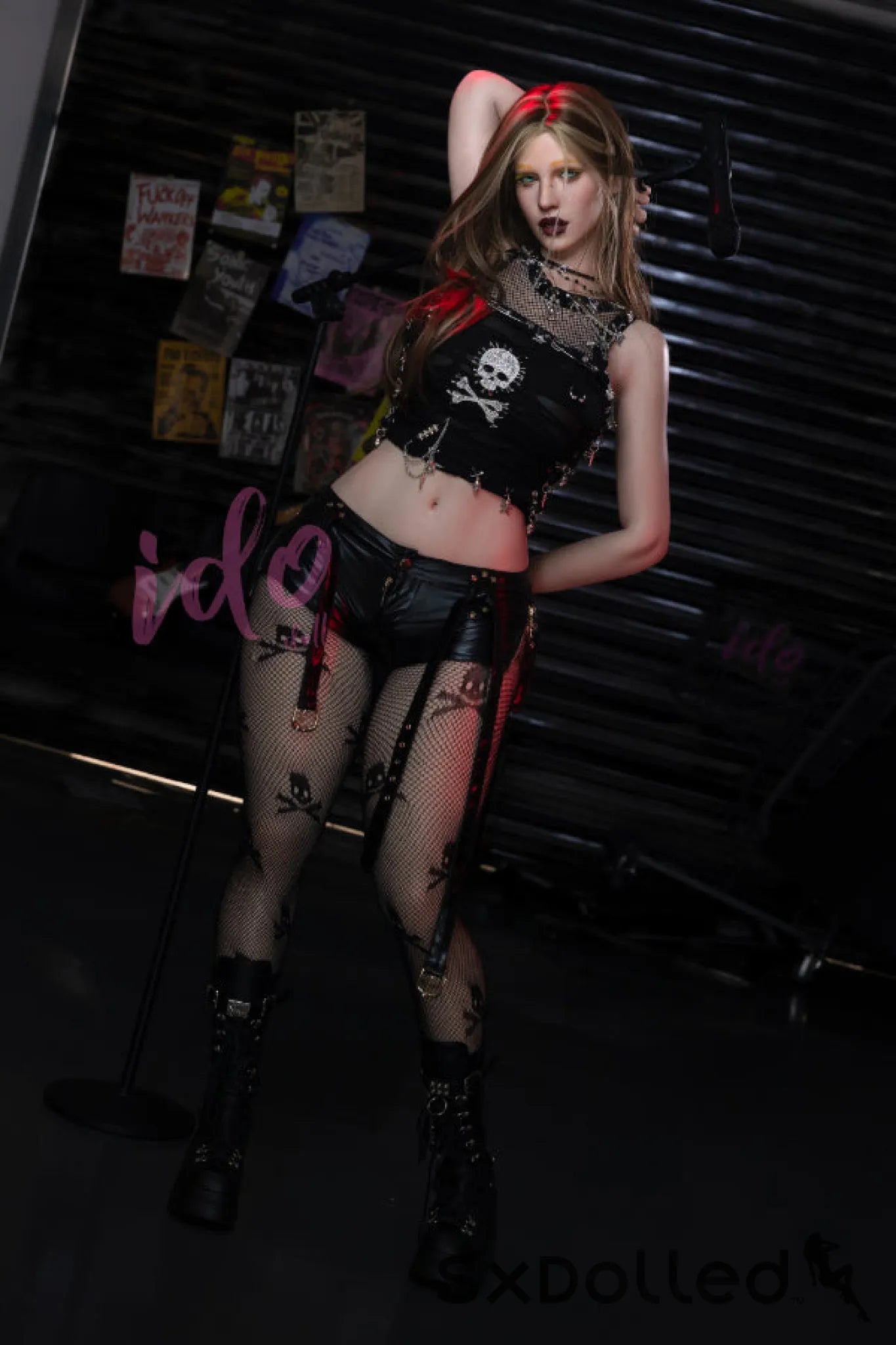 Lilith A (F-Cup) (167cm) | Thick Curvy Goth Sex Doll | IDODOLL F-Cup / 167cm / Ombre Sex Doll
