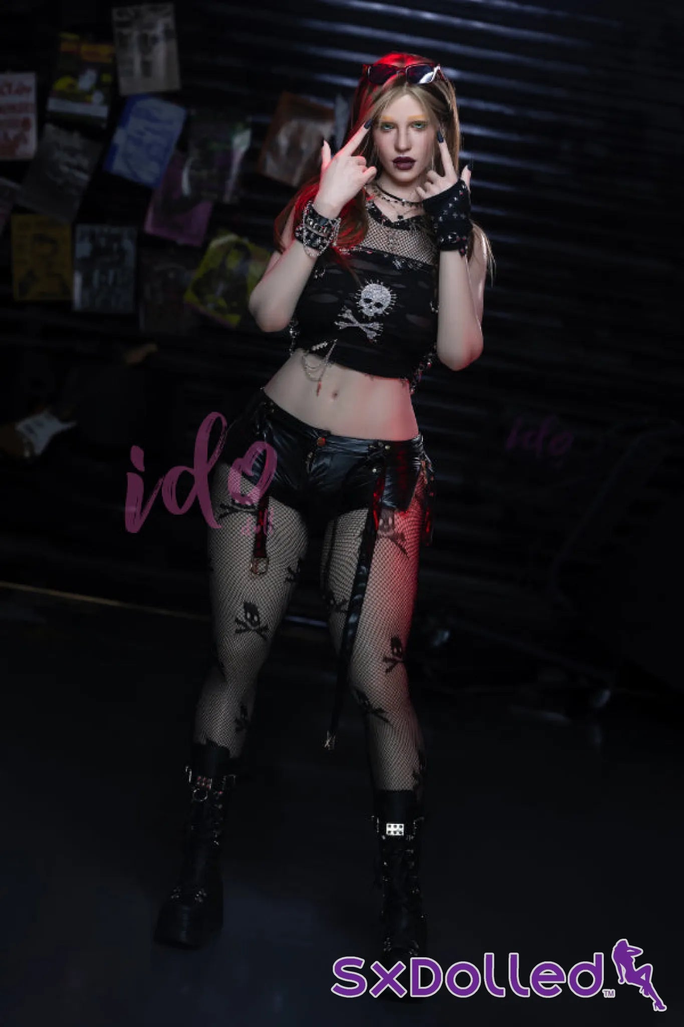 Lilith A (F-Cup) (167cm) | Thick Curvy Goth Sex Doll | IDODOLL F-Cup / 167cm / Ombre Sex Doll