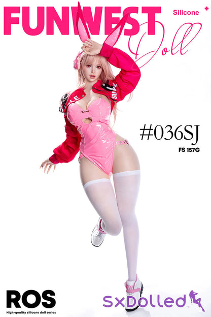 Lily C (G-Cup) (157cm) | Bunny Cosplay Sex Doll | Funwest Doll - G-Cup / 157cm / Pink - Sex Doll