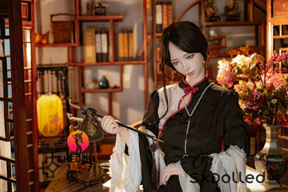 Lina B (E Cup) (156cm) | Asian Blue Eyed Sex Doll | SHEDOLL E Cup / 156cm / Brunette Sex Doll