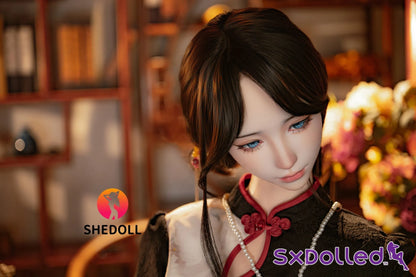 Lina B (E Cup) (156cm) | Asian Blue Eyed Sex Doll | SHEDOLL E Cup / 156cm / Brunette Sex Doll