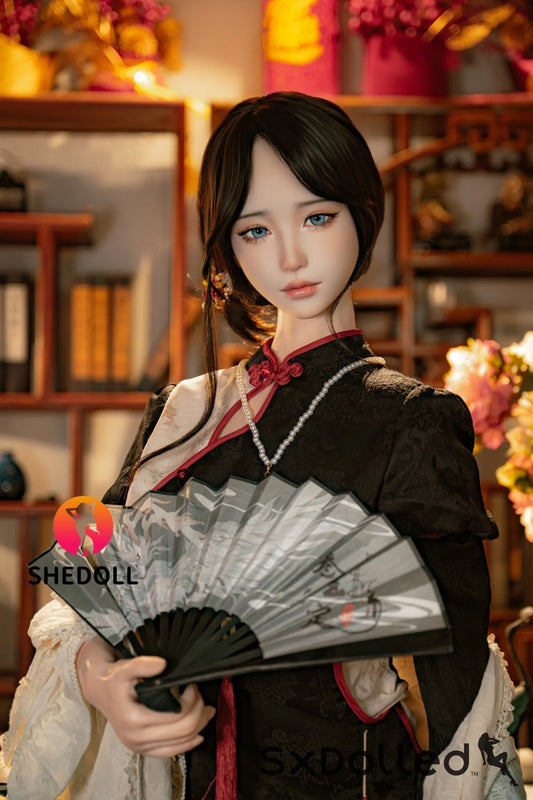 Lina B (E Cup) (156cm) | Asian Blue Eyed Sex Doll | SHEDOLL E Cup / 156cm / Brunette Sex Doll