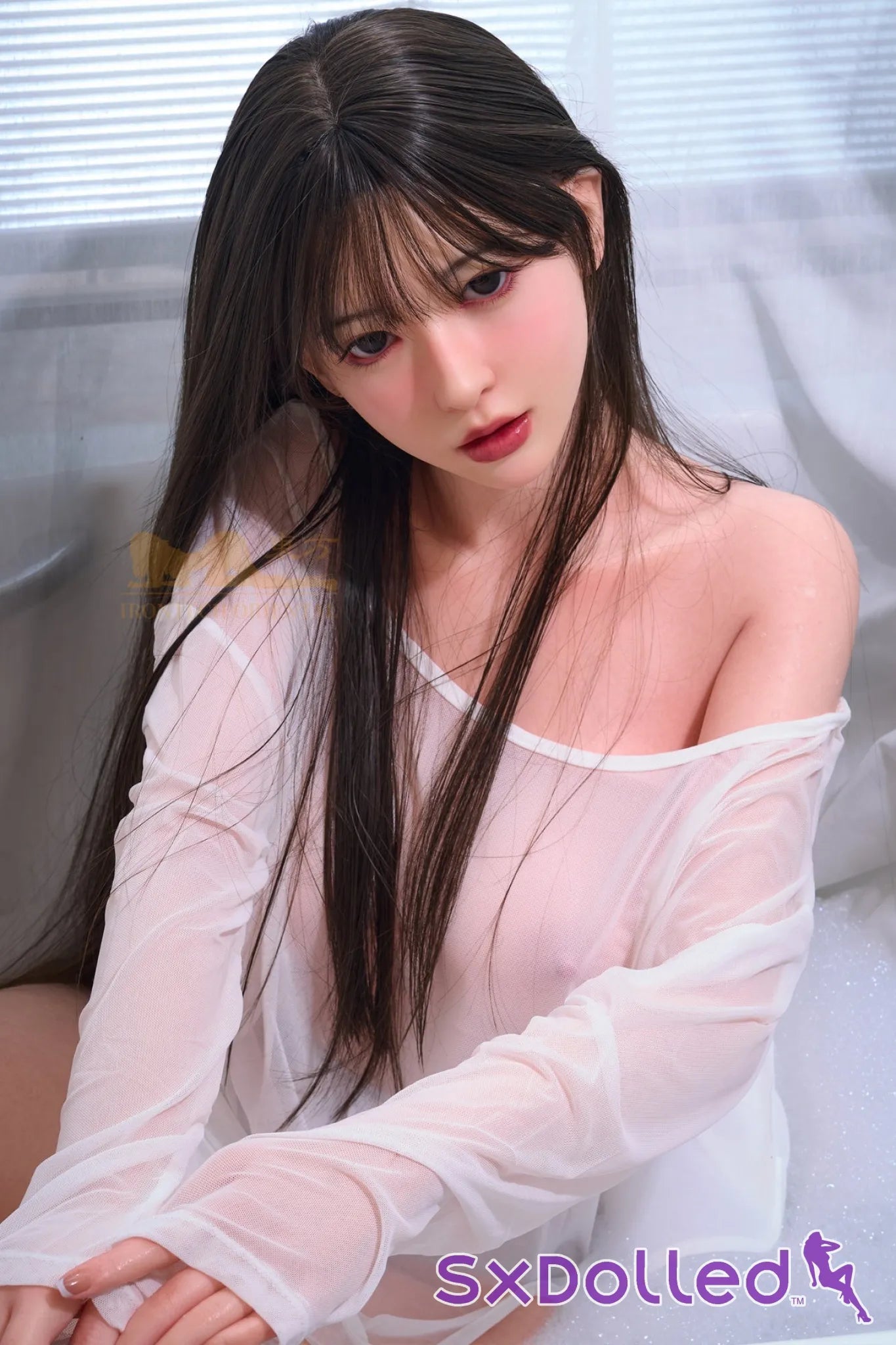 Lina C (E-Cup) (153cm) | Thick Curvy Asian Sex Doll | Irontech Doll E-Cup / 153cm / Brunette Sex Doll