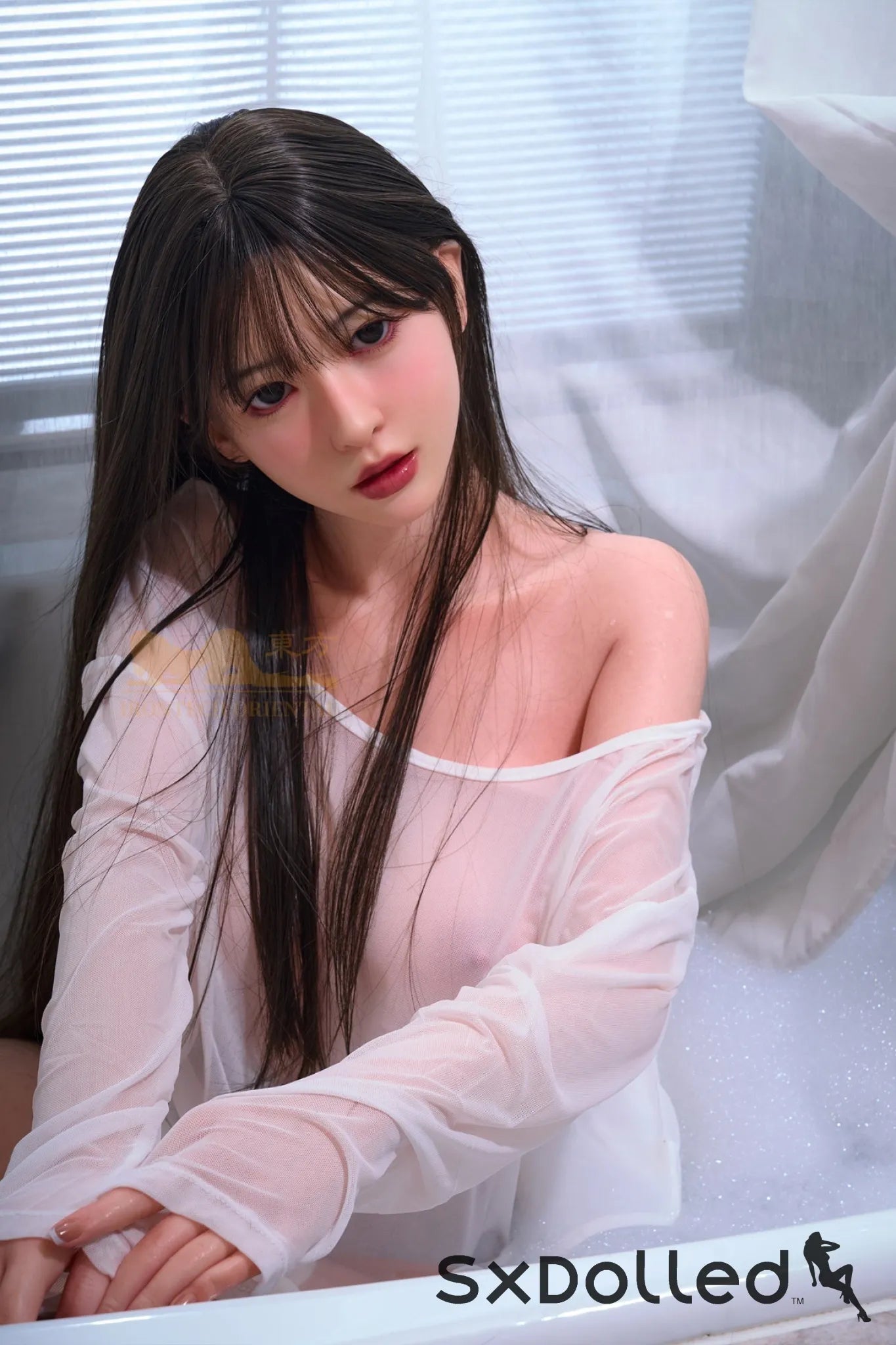 Lina C (E-Cup) (153cm) | Thick Curvy Asian Sex Doll | Irontech Doll E-Cup / 153cm / Brunette Sex Doll