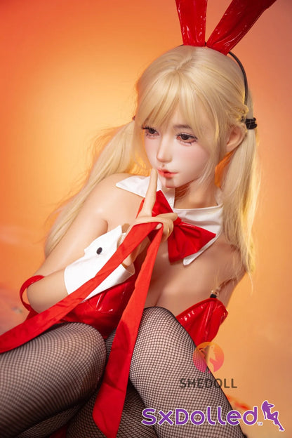 Lina D (E-Cup) (156cm) | Asian Bunny Cosplay Sex Doll | SHEDOLL E-Cup / 156cm / Blonde Sex Doll