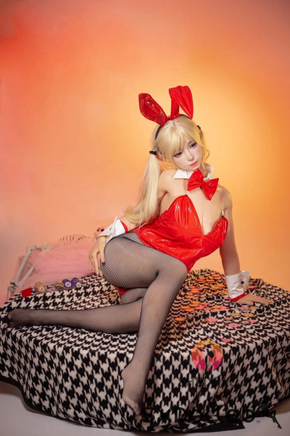 Lina D (E-Cup) (156cm) | Asian Bunny Cosplay Sex Doll | SHEDOLL E-Cup / 156cm / Blonde Sex Doll