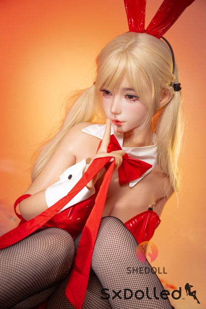 Lina D (E-Cup) (156cm) | Asian Bunny Cosplay Sex Doll | SHEDOLL E-Cup / 156cm / Blonde Sex Doll