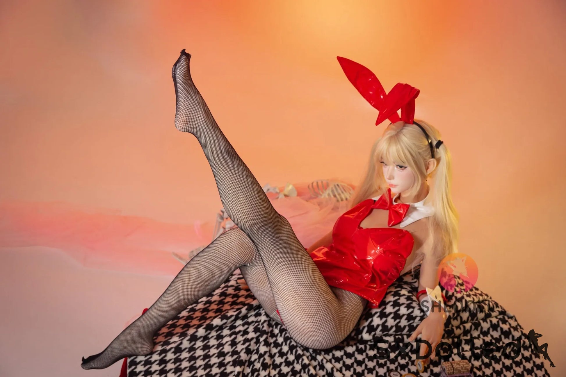 Lina D (E-Cup) (156cm) | Asian Bunny Cosplay Sex Doll | SHEDOLL E-Cup / 156cm / Blonde Sex Doll