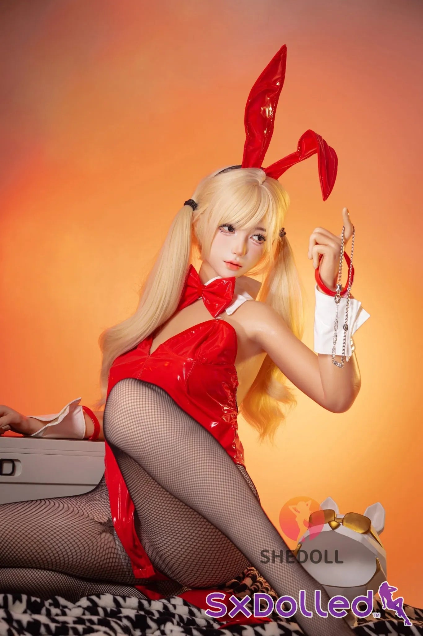 Lina D (E-Cup) (156cm) | Asian Bunny Cosplay Sex Doll | SHEDOLL E-Cup / 156cm / Blonde Sex Doll