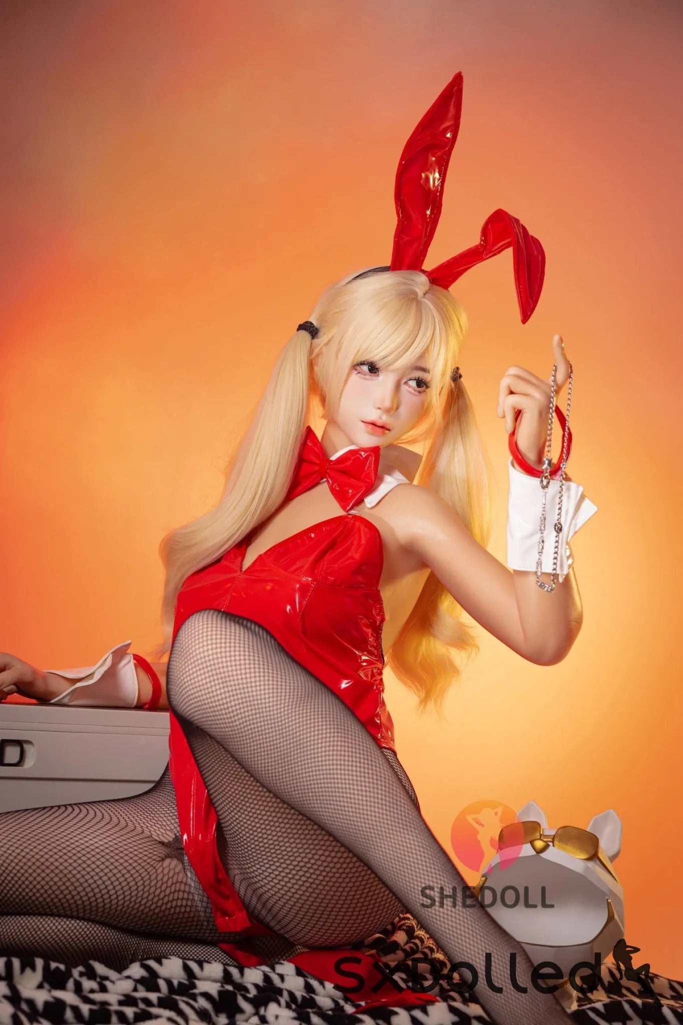 Lina D (E-Cup) (156cm) | Asian Bunny Cosplay Sex Doll | SHEDOLL E-Cup / 156cm / Blonde Sex Doll
