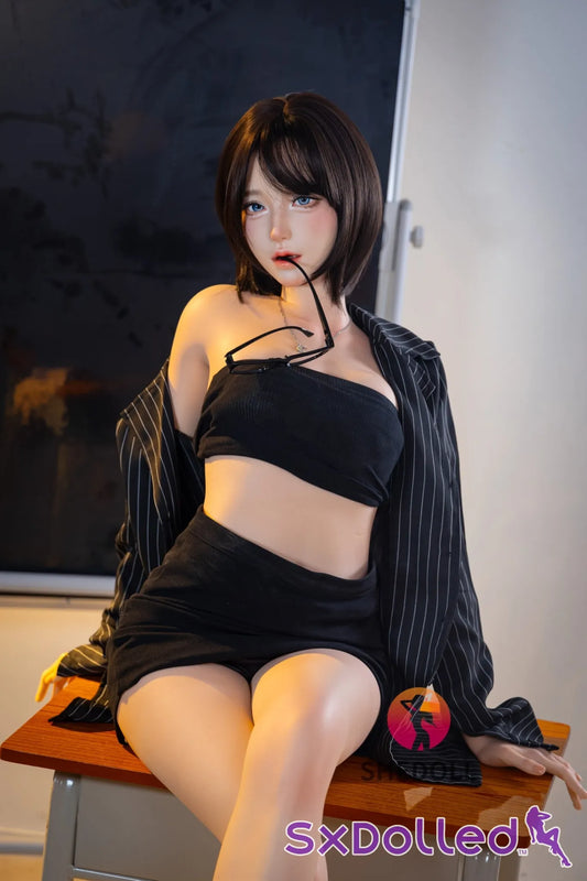 Lina E (A-Cup) (152cm) | Blue Eyed Asian Sex Doll | SHEDOLL A-Cup / 152cm / Brunette Sex Doll