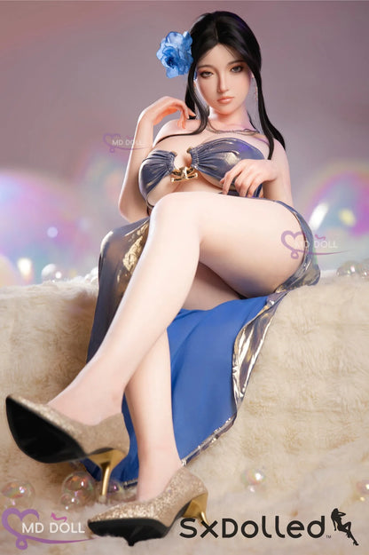Linda A (H-Cup) (164cm) | Busty Curvy Asian Sex Doll | MD Doll H-Cup / 164cm / Black Sex Doll