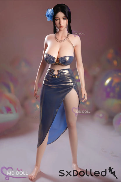 Linda A (H-Cup) (164cm) | Busty Curvy Asian Sex Doll | MD Doll H-Cup / 164cm / Black Sex Doll
