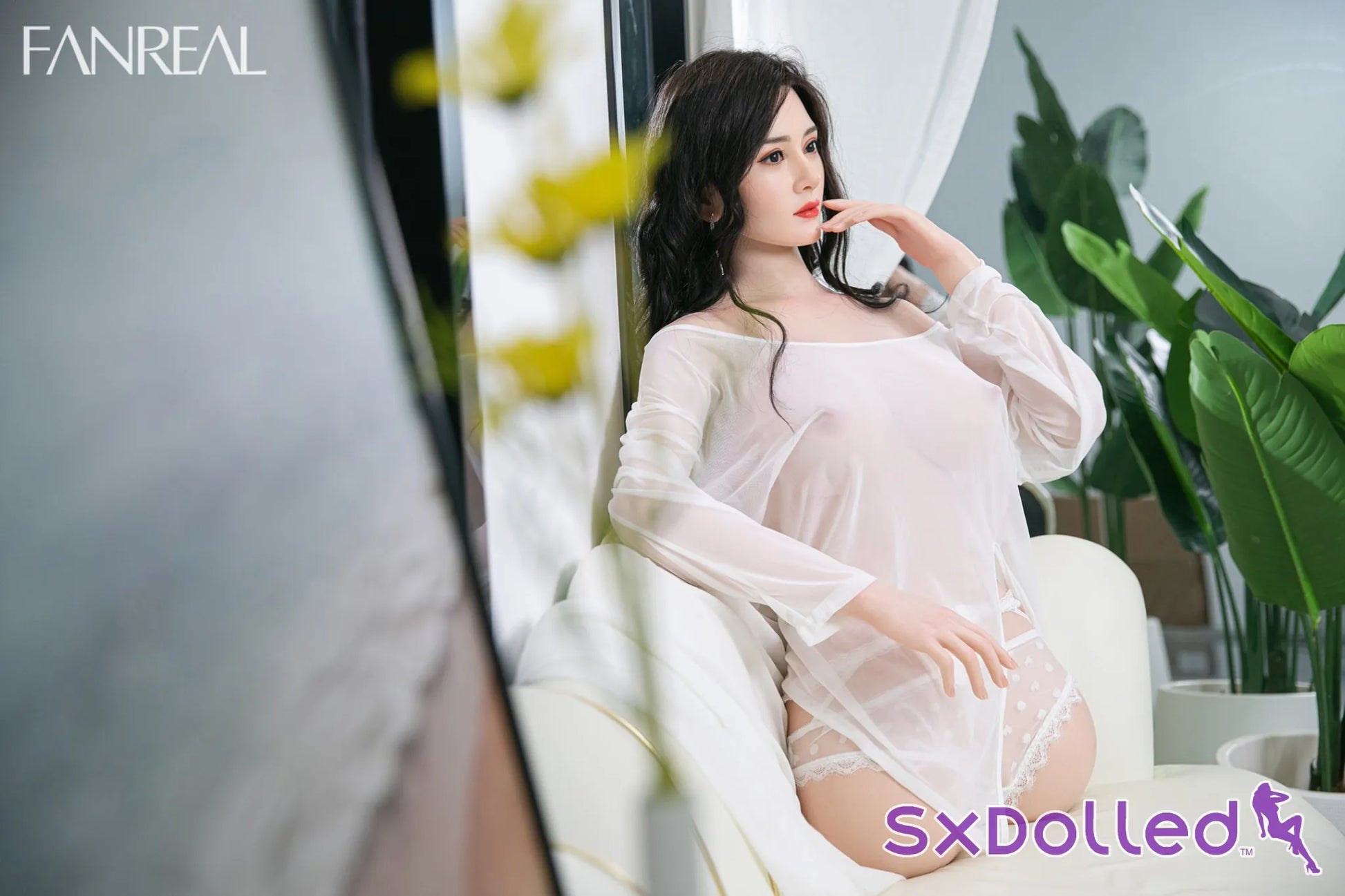 Ling (G-Cup) (95cm) | Sex Doll Torso G-Cup / 95cm / Brunette Sex Torso