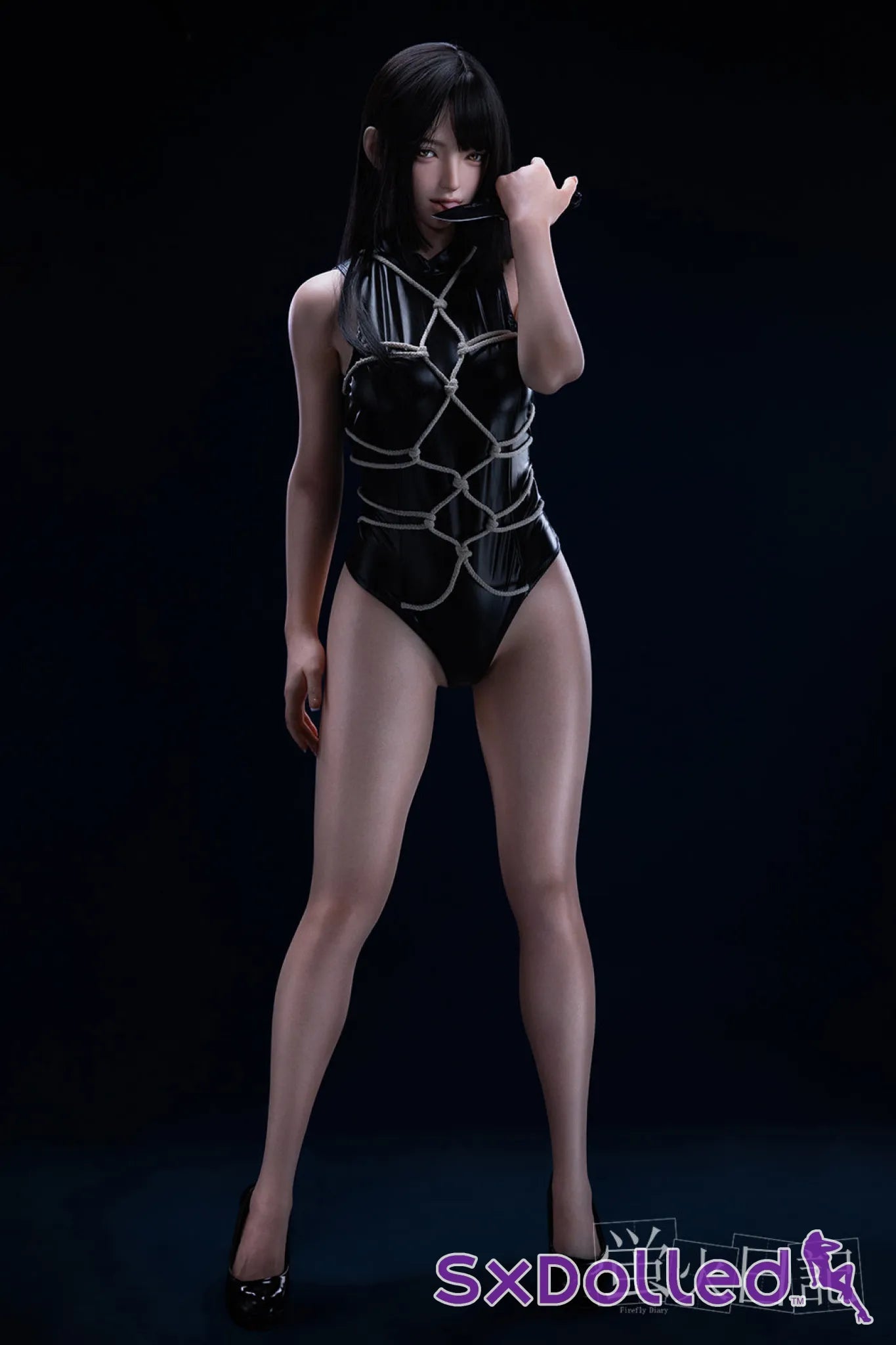 Linglong A (D-Cup) (162cm) | Bondage Play Sex Doll | Firefly Diary - D-Cup / 162cm / Black - Sex Doll