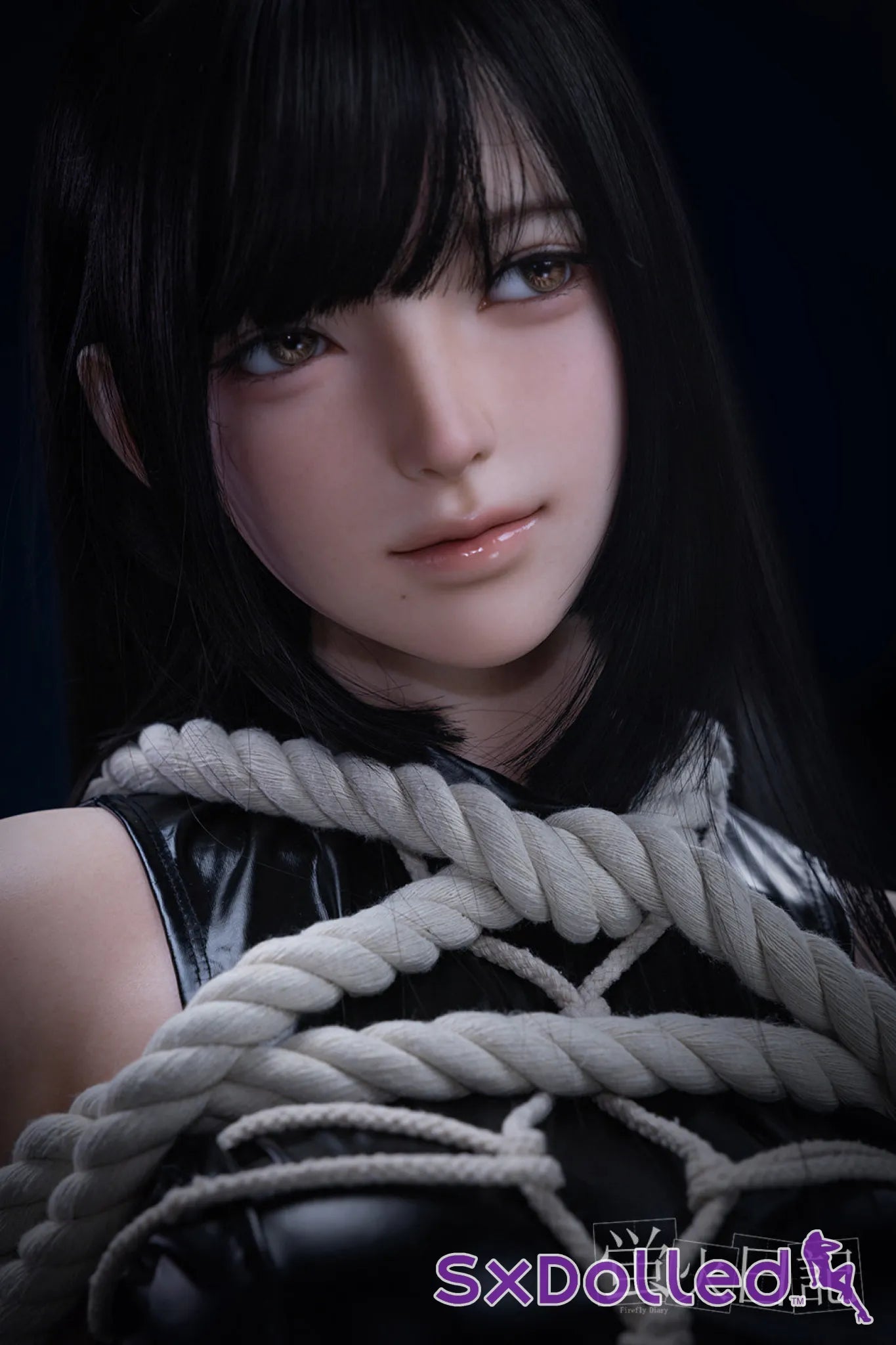 Linglong A (D-Cup) (162cm) | Bondage Play Sex Doll | Firefly Diary - D-Cup / 162cm / Black - Sex Doll