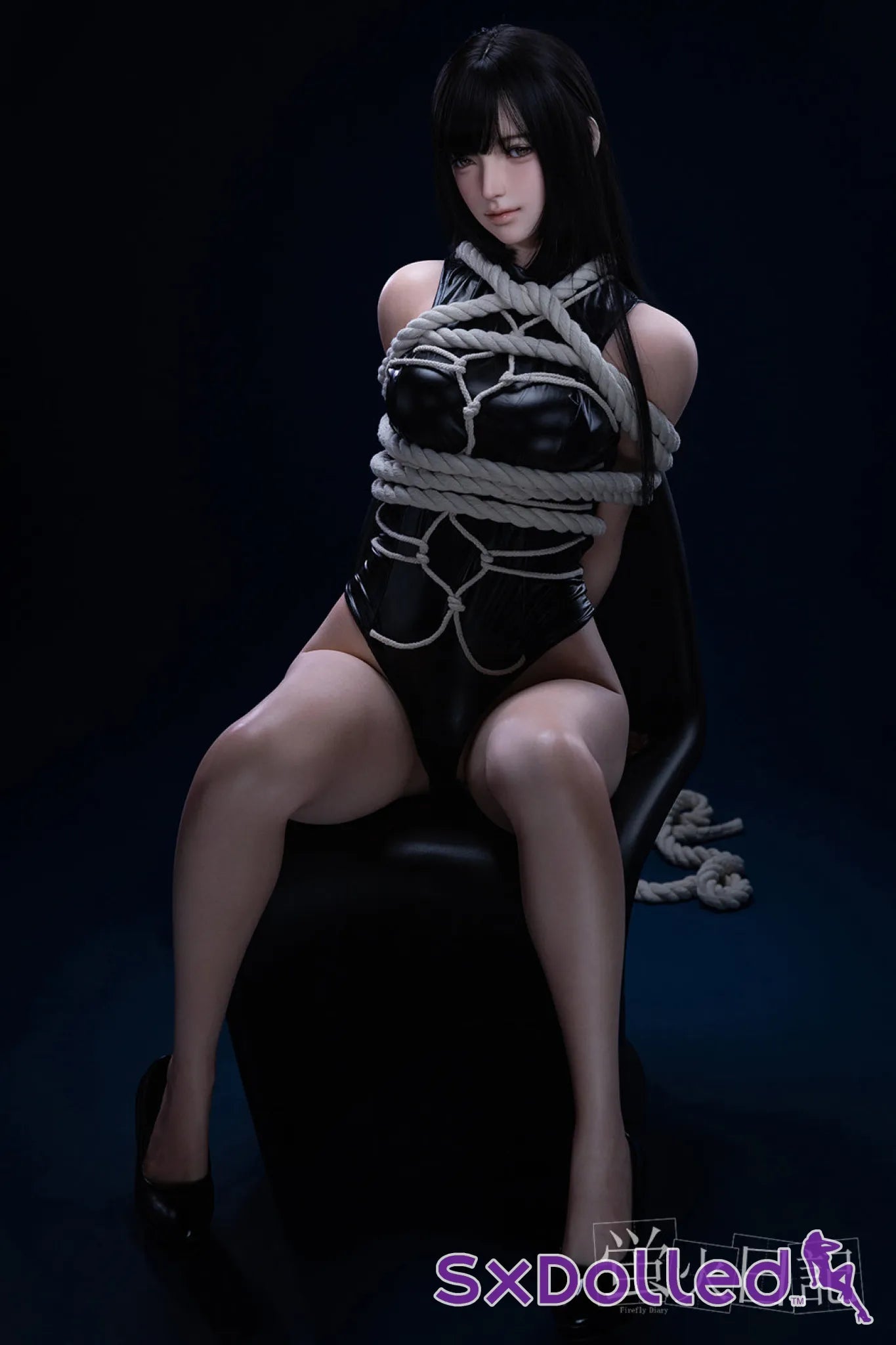 Linglong A (D-Cup) (162cm) | Bondage Play Sex Doll | Firefly Diary - D-Cup / 162cm / Black - Sex Doll
