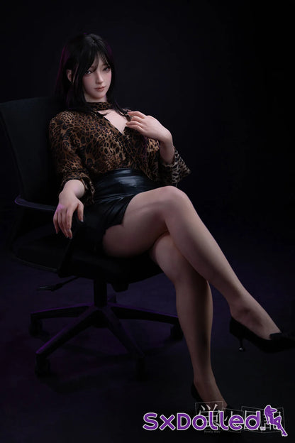 Linglong (C-Cup) (161cm) | Smirking Asian Sex Doll | Firefly Diary - C-Cup / 161cm / Black - Sex Doll