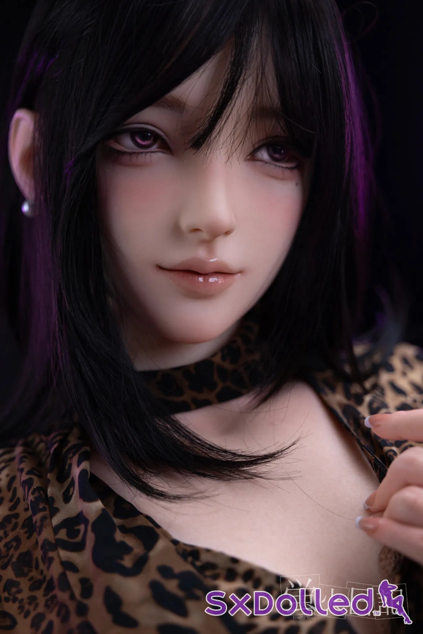 Linglong (C-Cup) (161cm) | Smirking Asian Sex Doll | Firefly Diary - C-Cup / 161cm / Black - Sex Doll