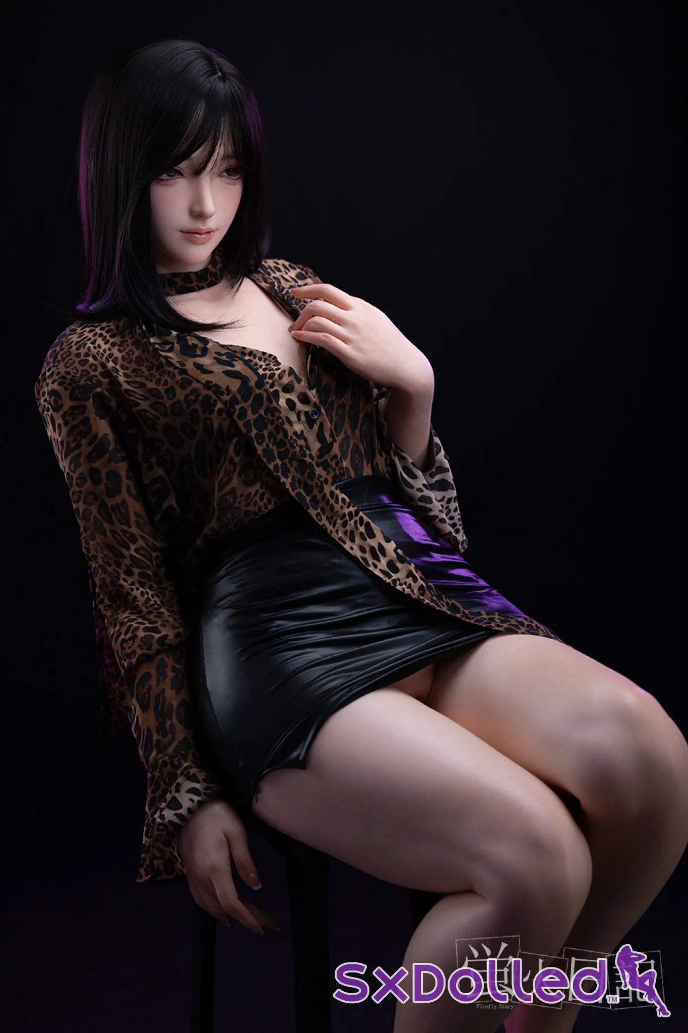 Linglong (C-Cup) (161cm) | Smirking Asian Sex Doll | Firefly Diary - C-Cup / 161cm / Black - Sex Doll
