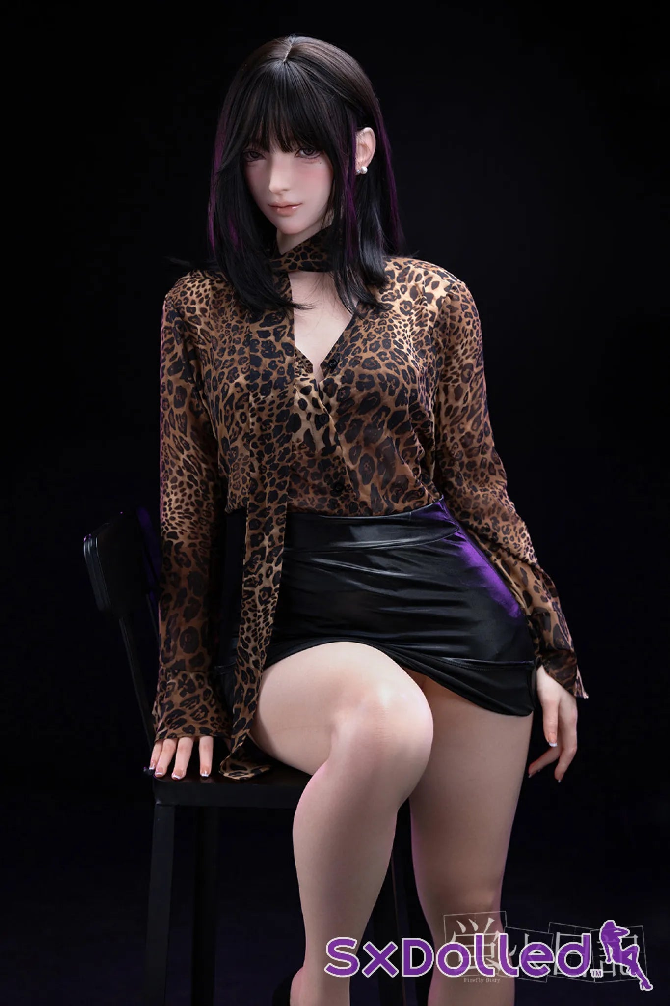 Linglong (C-Cup) (161cm) | Smirking Asian Sex Doll | Firefly Diary - C-Cup / 161cm / Black - Sex Doll