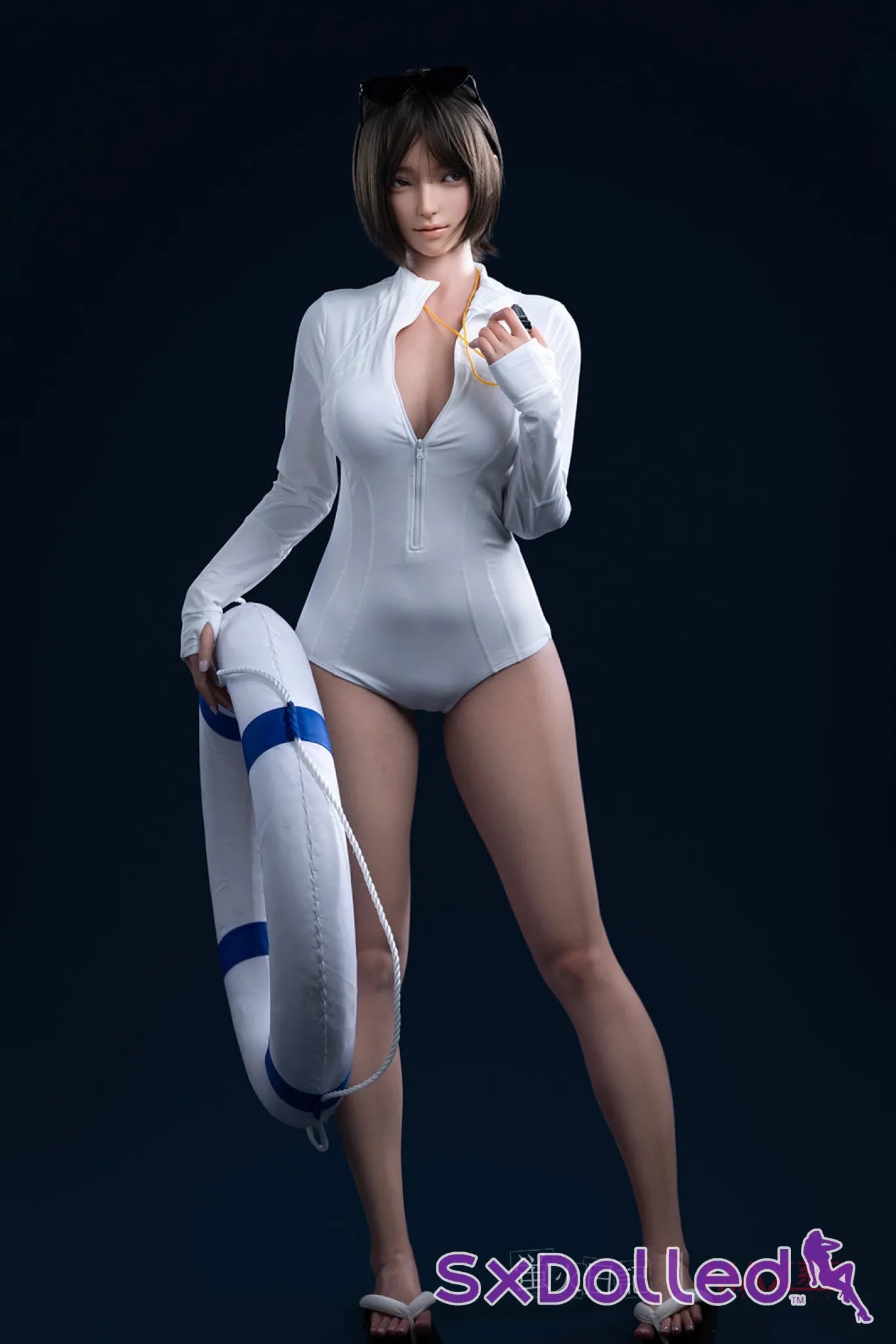 Linglong F (D-Cup) (165cm) | Pool Lifegaurd Sex Doll | Firefly Diary | MAX Series - D-Cup / 165cm / Brunette - Sex Doll