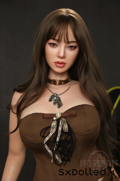 Lisa B (E-Cup) (175cm) | Brunette Thick Tall Sex Doll | Normon Doll E-Cup / 175cm / Brunette Sex Doll