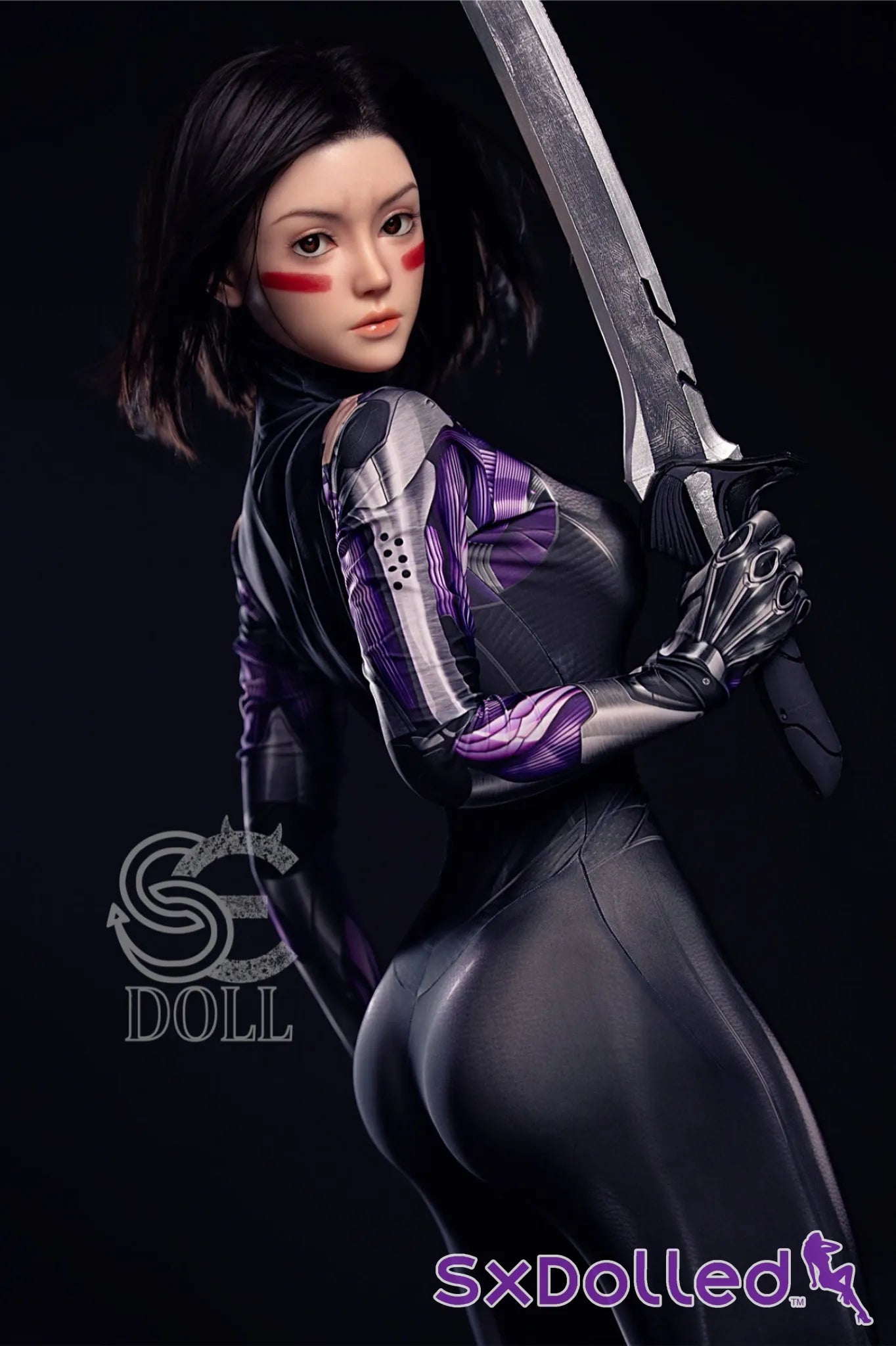 Lita.A (E-Cup) (161cm) | Angry Assassin Cosplay Sex Doll | SE Doll E-Cup / 161cm / Black Sex Doll