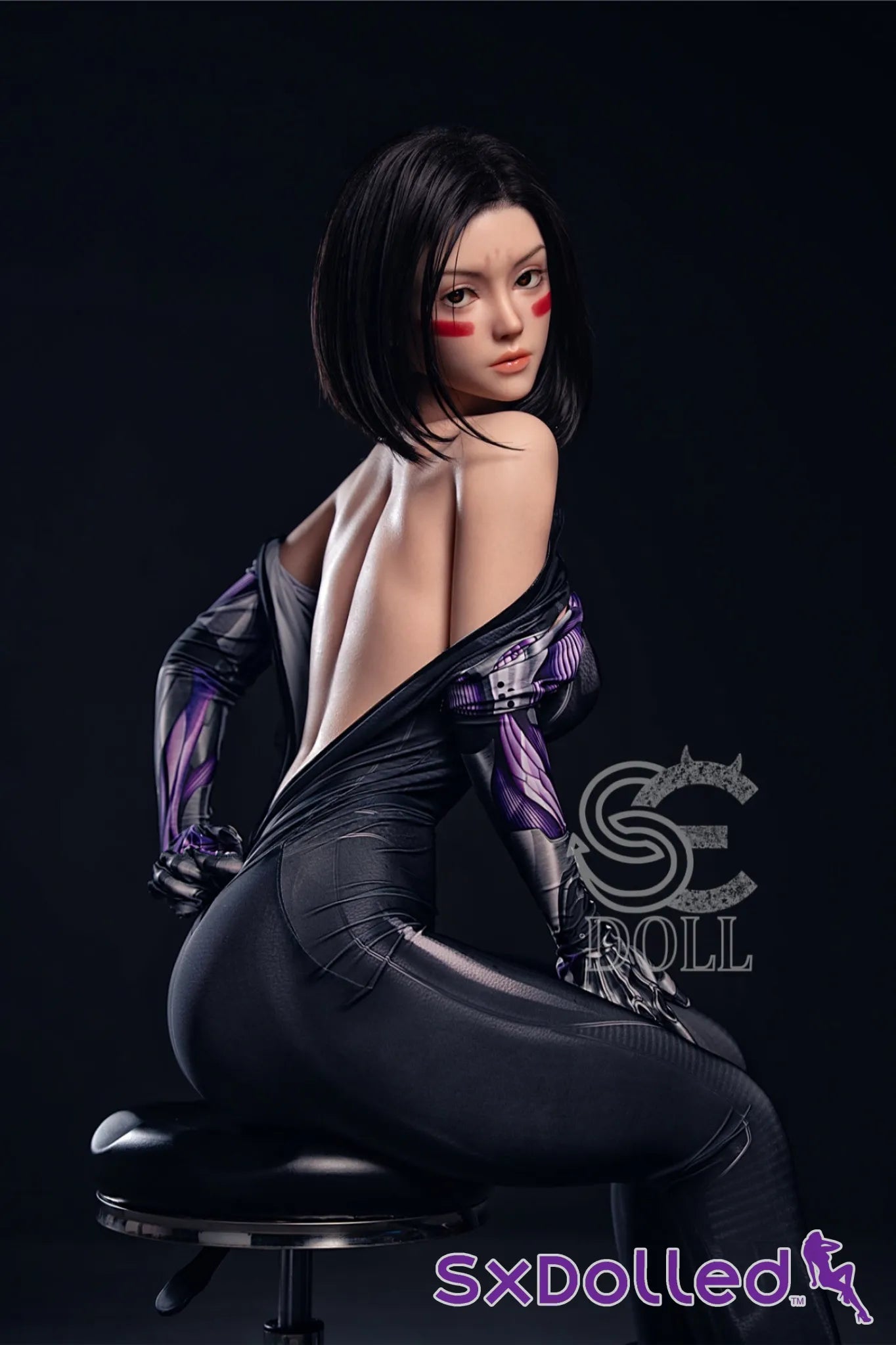 Lita.A (E-Cup) (161cm) | Angry Assassin Cosplay Sex Doll | SE Doll E-Cup / 161cm / Black Sex Doll