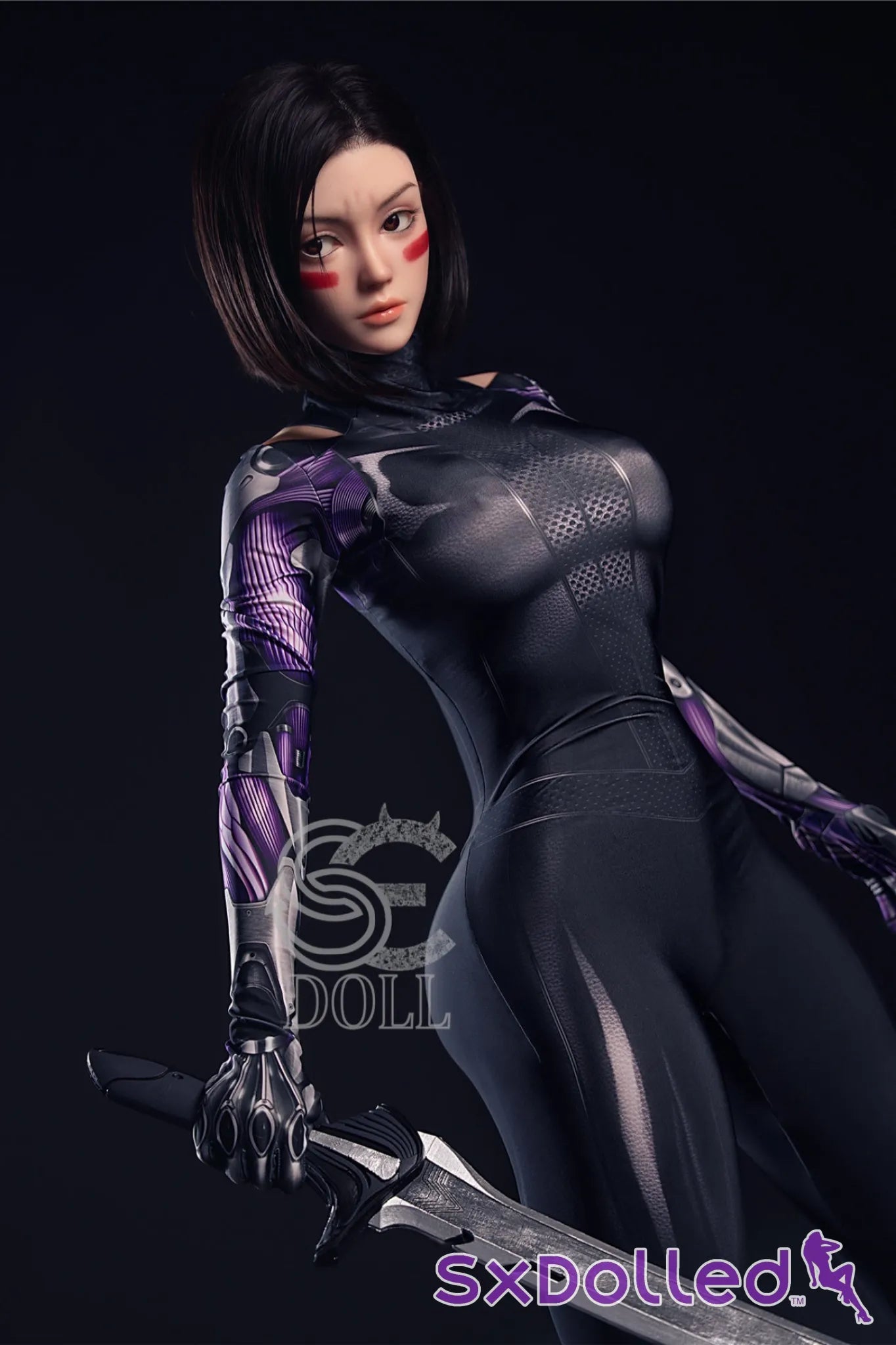 Lita.A (E-Cup) (161cm) | Angry Assassin Cosplay Sex Doll | SE Doll E-Cup / 161cm / Black Sex Doll