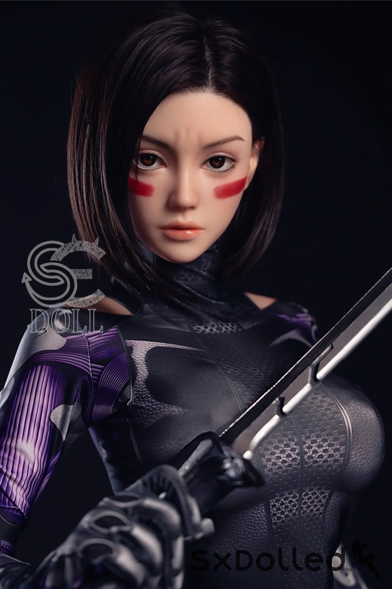 Lita.A (E-Cup) (161cm) | Angry Assassin Cosplay Sex Doll | SE Doll E-Cup / 161cm / Black Sex Doll