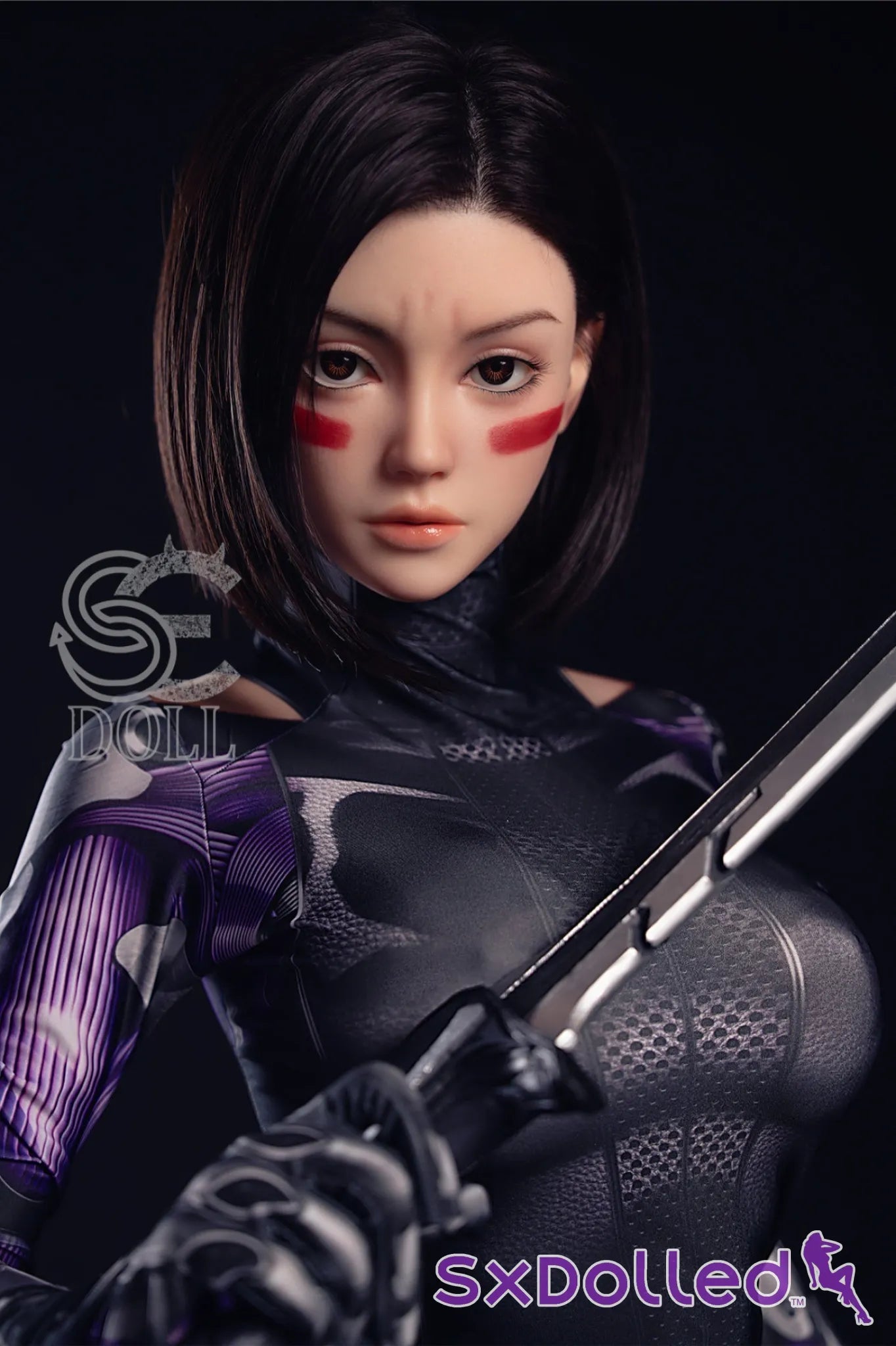 Lita.A (E-Cup) (161cm) | Angry Assassin Cosplay Sex Doll | SE Doll E-Cup / 161cm / Black Sex Doll