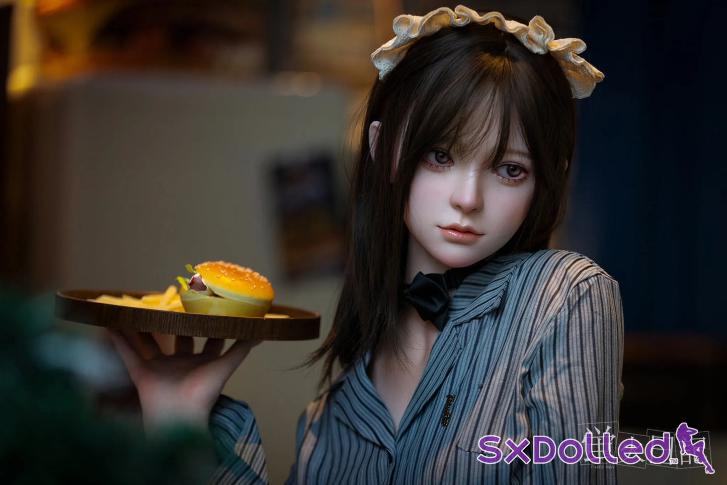 Liuli E (G-Cup) (159cm) | Burger Grill Master Sex Doll | Firefly Diary - G-Cup / 159cm / Black - Sex Doll