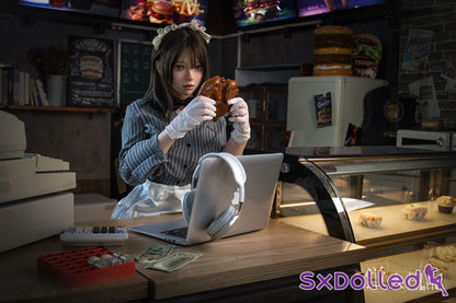 Liuli E (G-Cup) (159cm) | Burger Grill Master Sex Doll | Firefly Diary - G-Cup / 159cm / Black - Sex Doll