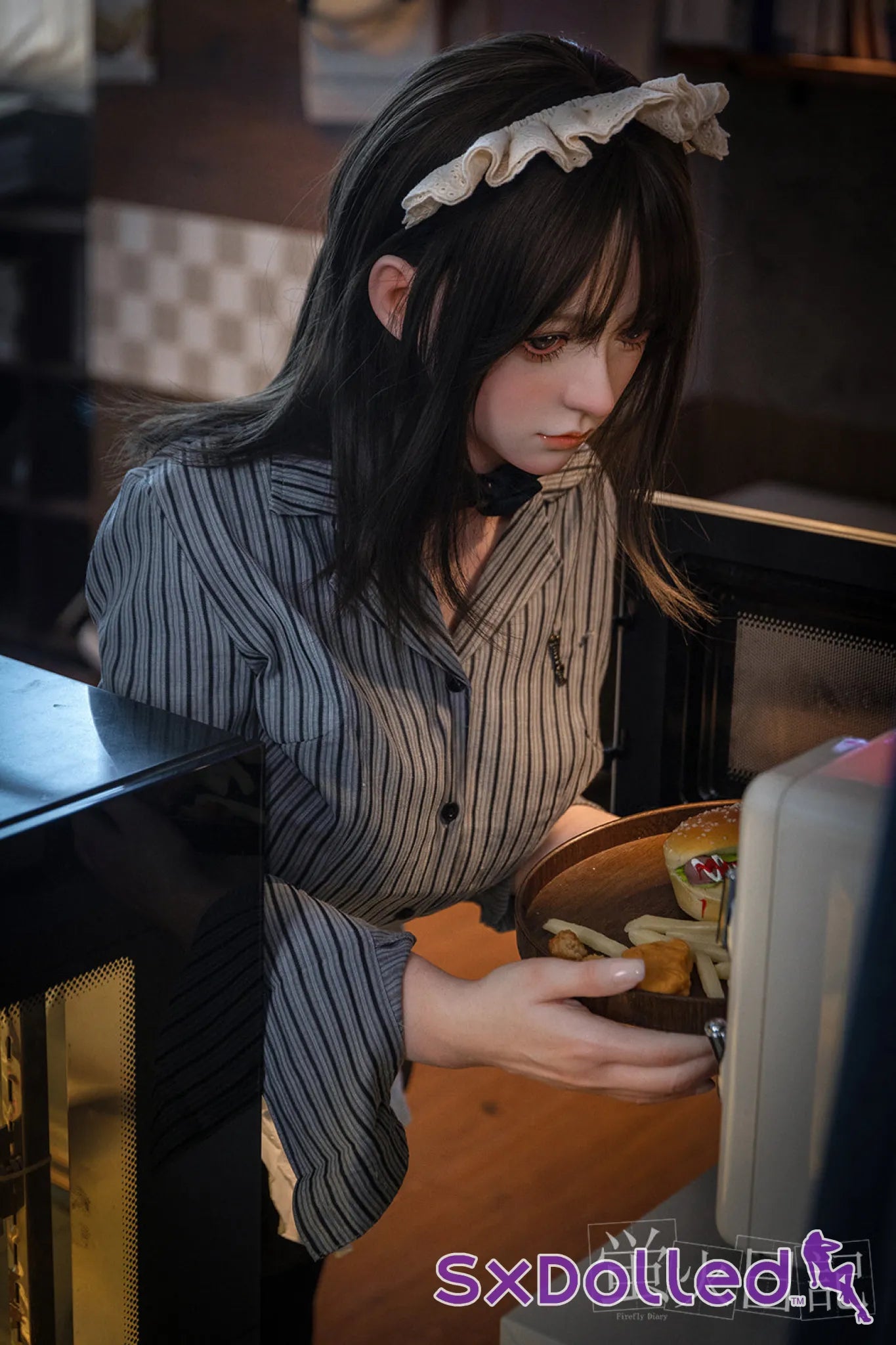 Liuli E (G-Cup) (159cm) | Burger Grill Master Sex Doll | Firefly Diary - G-Cup / 159cm / Black - Sex Doll