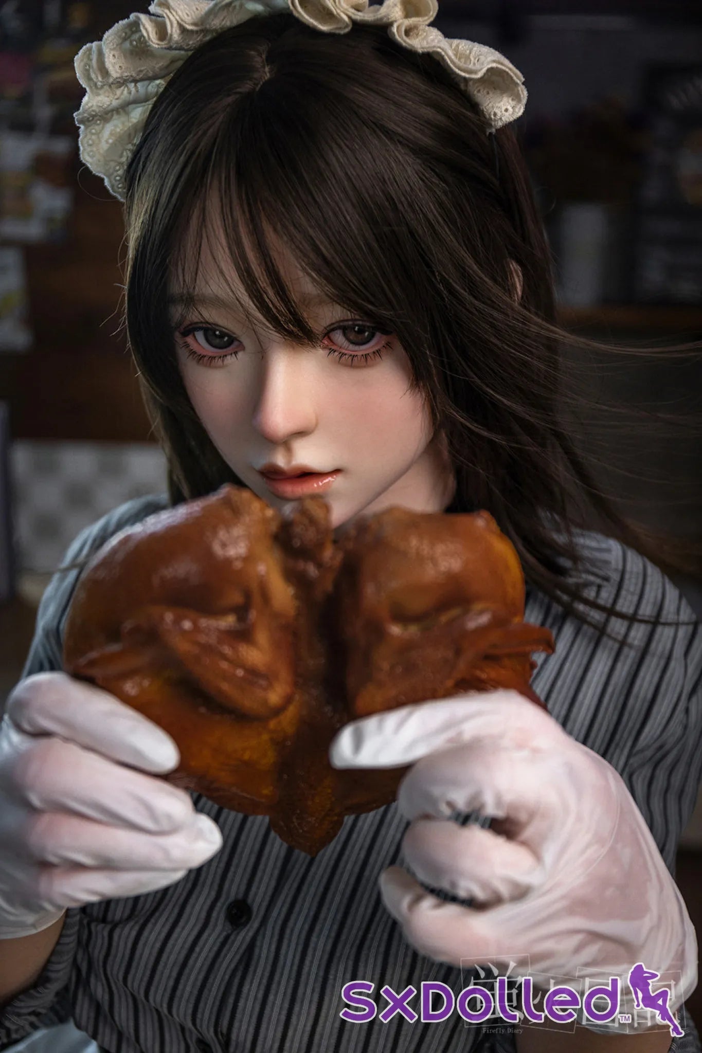 Liuli E (G-Cup) (159cm) | Burger Grill Master Sex Doll | Firefly Diary - G-Cup / 159cm / Black - Sex Doll