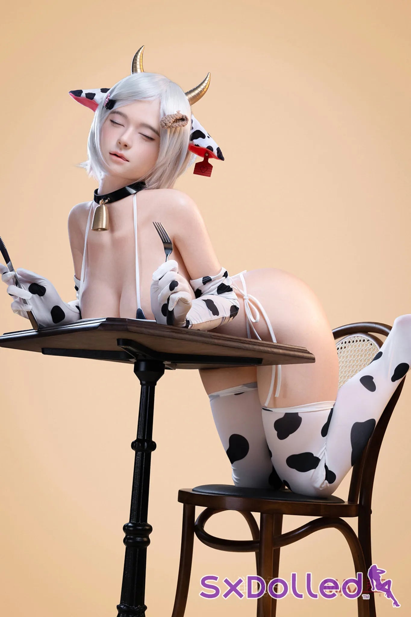 Liuli G (I-Cup) (160cm) | Cow Bikini Themed Sex Doll | Firefly Diary | MAX Series - I-Cup / 160cm / White - Sex Doll
