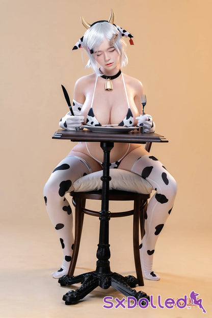Liuli G (I-Cup) (160cm) | Cow Bikini Themed Sex Doll | Firefly Diary | MAX Series - I-Cup / 160cm / White - Sex Doll