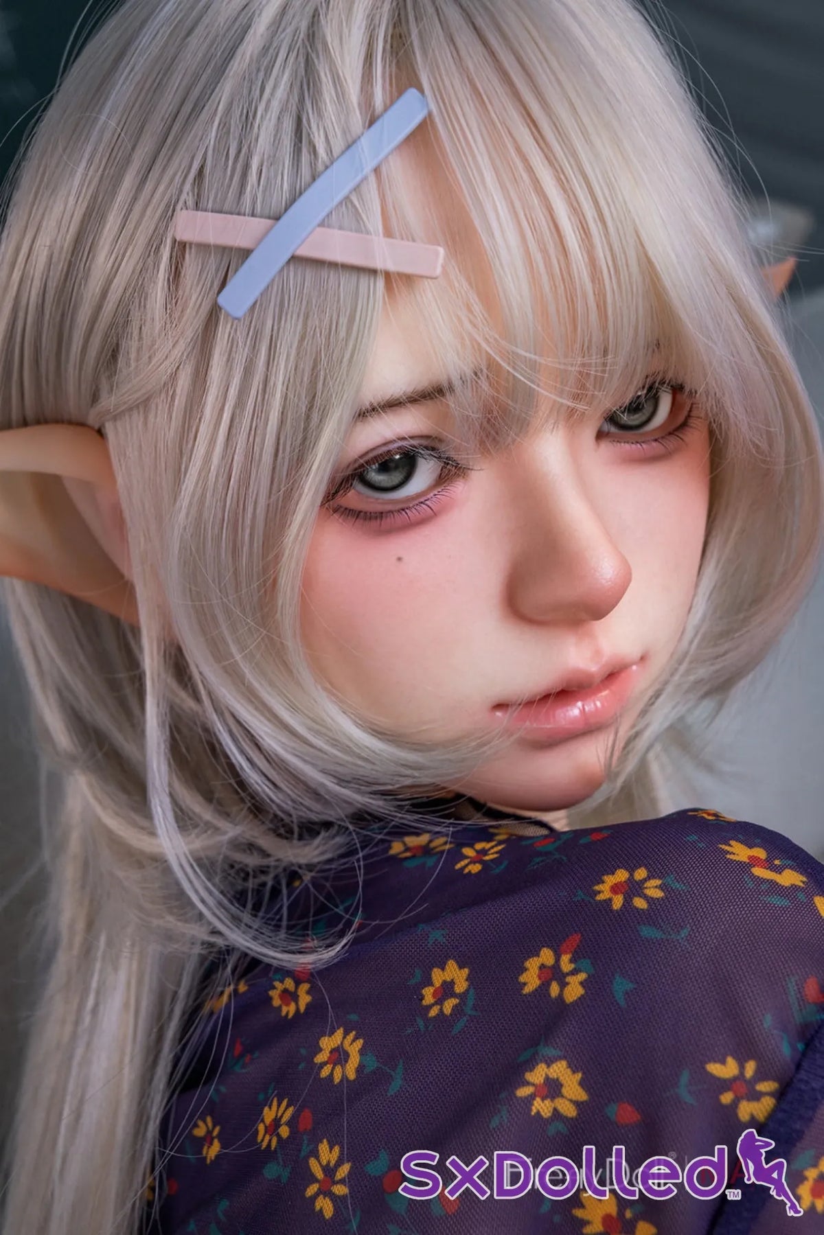 Liuli P (H-Cup) (158cm) | Enchanting Silver-Haired Elf Sex Doll | Firefly Doll - H-Cup / 158cm / Blonde - Sex Doll