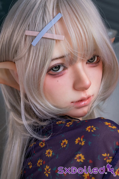 Liuli P (H-Cup) (158cm) | Enchanting Silver-Haired Elf Sex Doll | Firefly Doll - H-Cup / 158cm / Blonde - Sex Doll