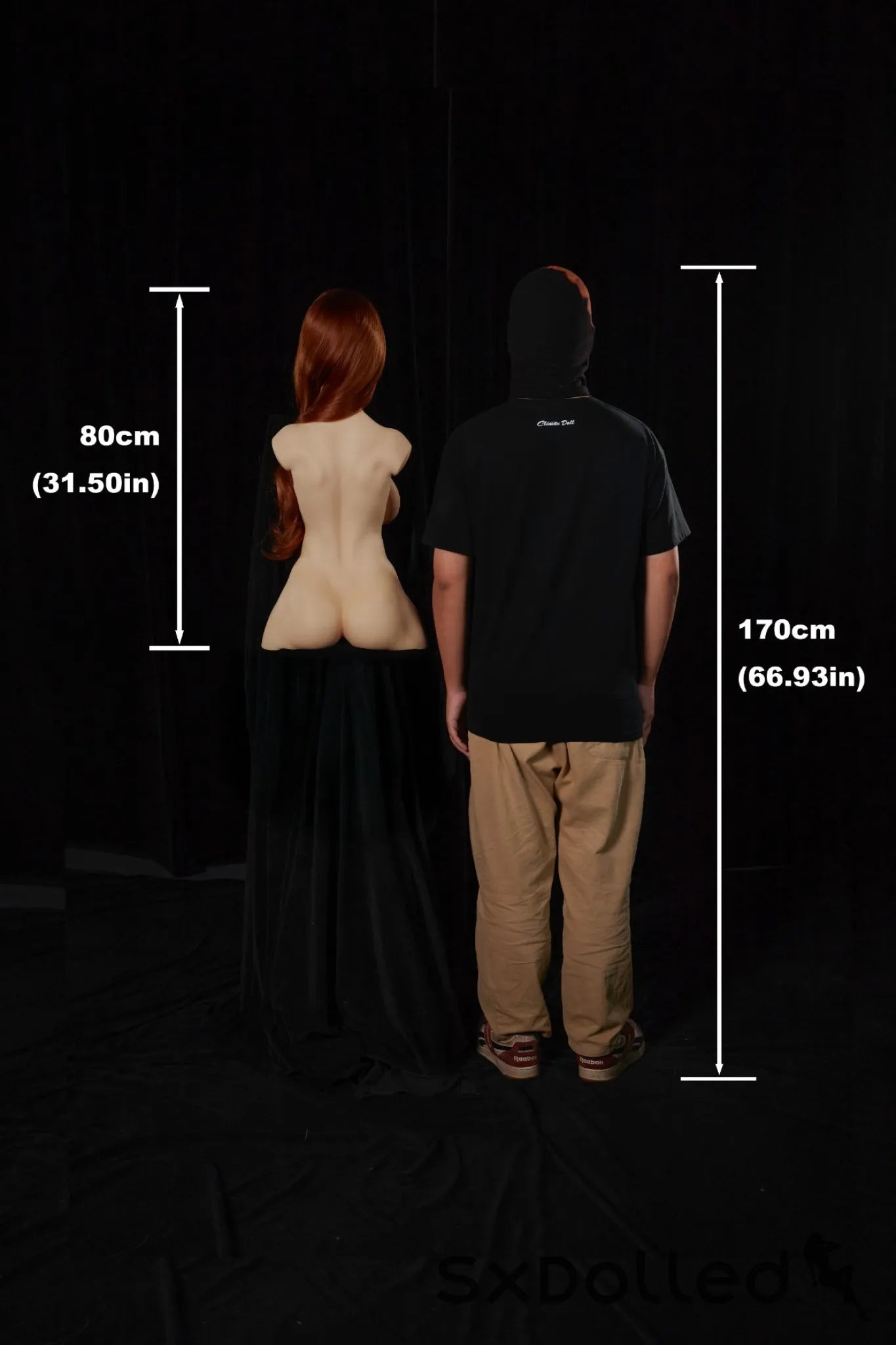 Livia A (F-Cup) (80cm) | Caucasian Sex Doll Torso | Climax Doll F-Cup / 80cm / Brunette Sex Torso