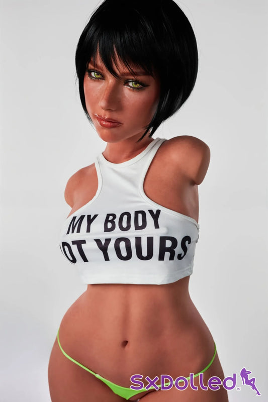Livia B (E-Cup) (100cm) | Latina Sex Doll Torso | Climax Doll - E-Cup / 100cm / Black - Sex Torso
