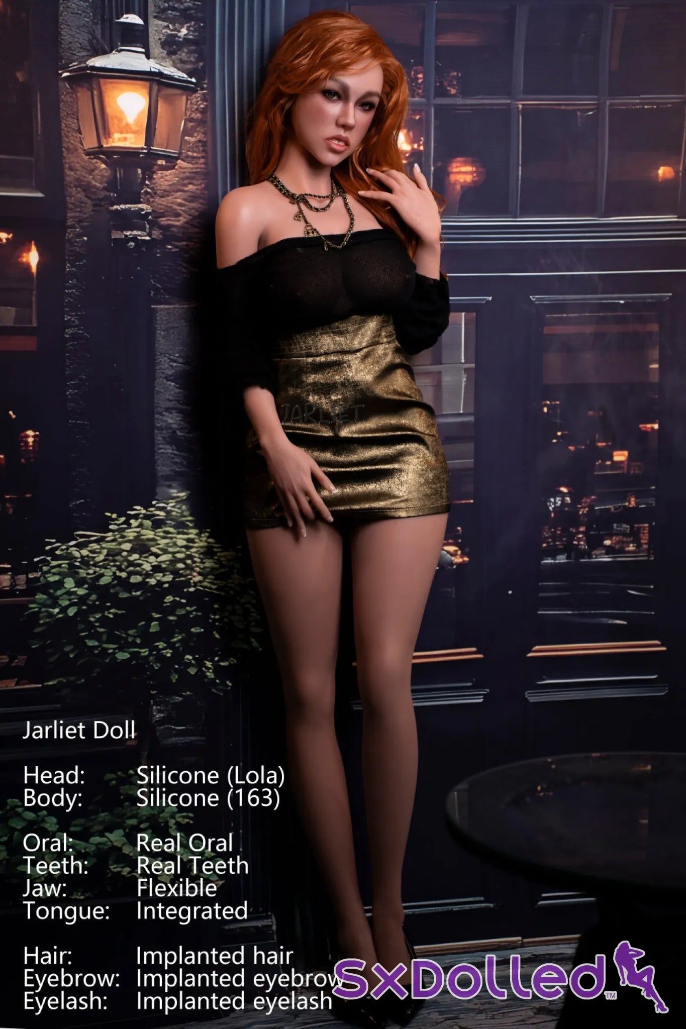 Lola B (I-Cup) (163cm) | Tanned Red Head Sex Doll | Jarliet I-Cup / 163cm / Orange Sex Doll